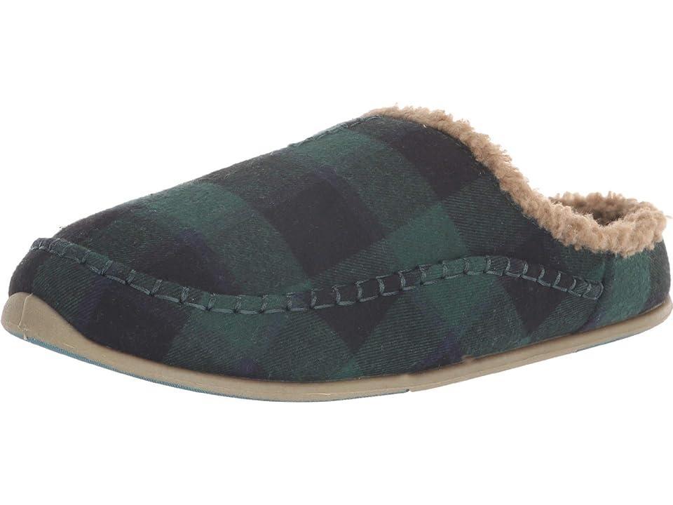 Deer Stags Nordic Slipper (Dark Green Slippers Product Image