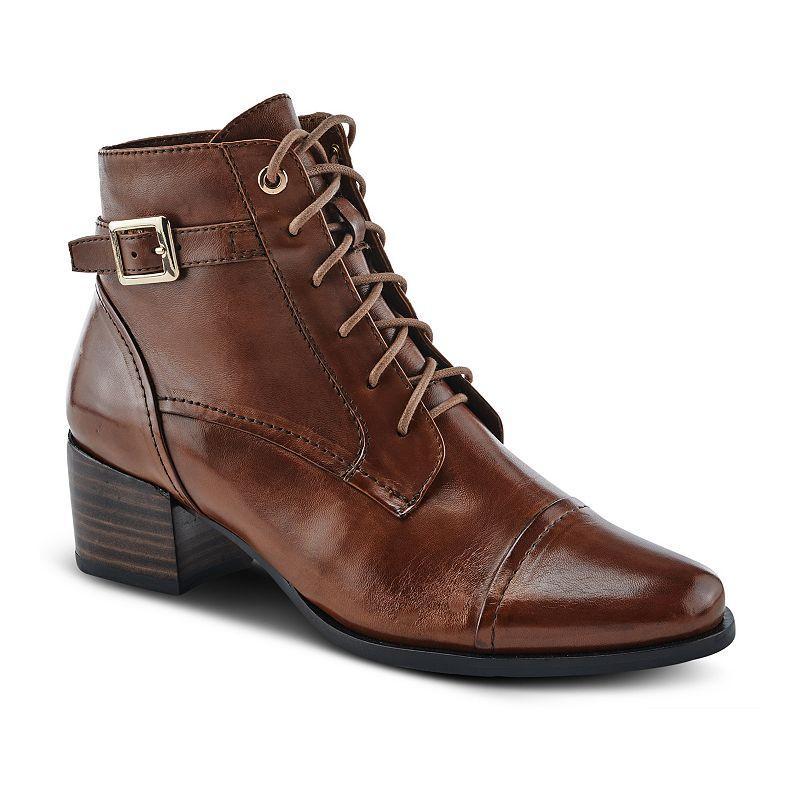 Spring Step Buckleup (Cognac) Women's Boots Product Image