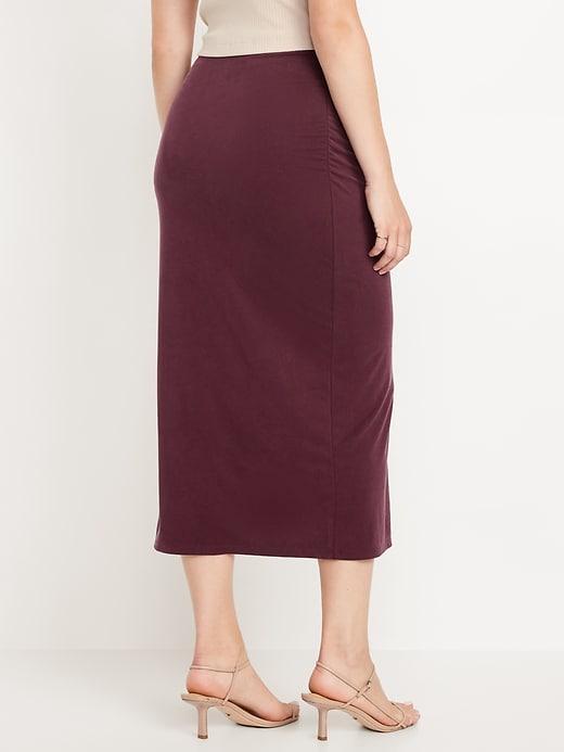 Ribbed Maxi Skirt Product Image