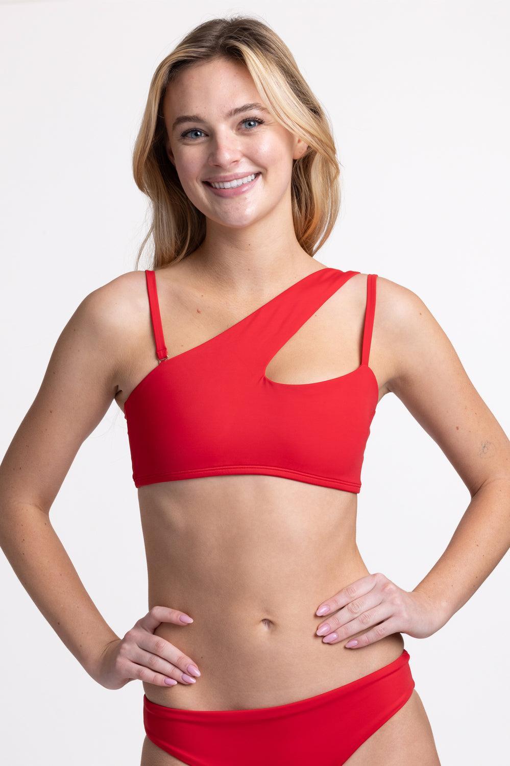 Bobbie Bikini Top - Cherry Female Product Image