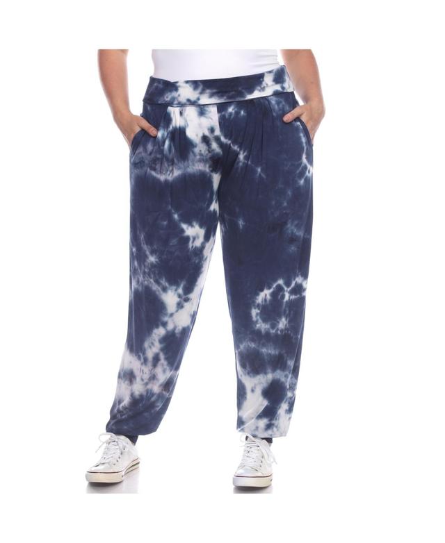 White Mark Plus Size Tie Dye Harem Pants Product Image