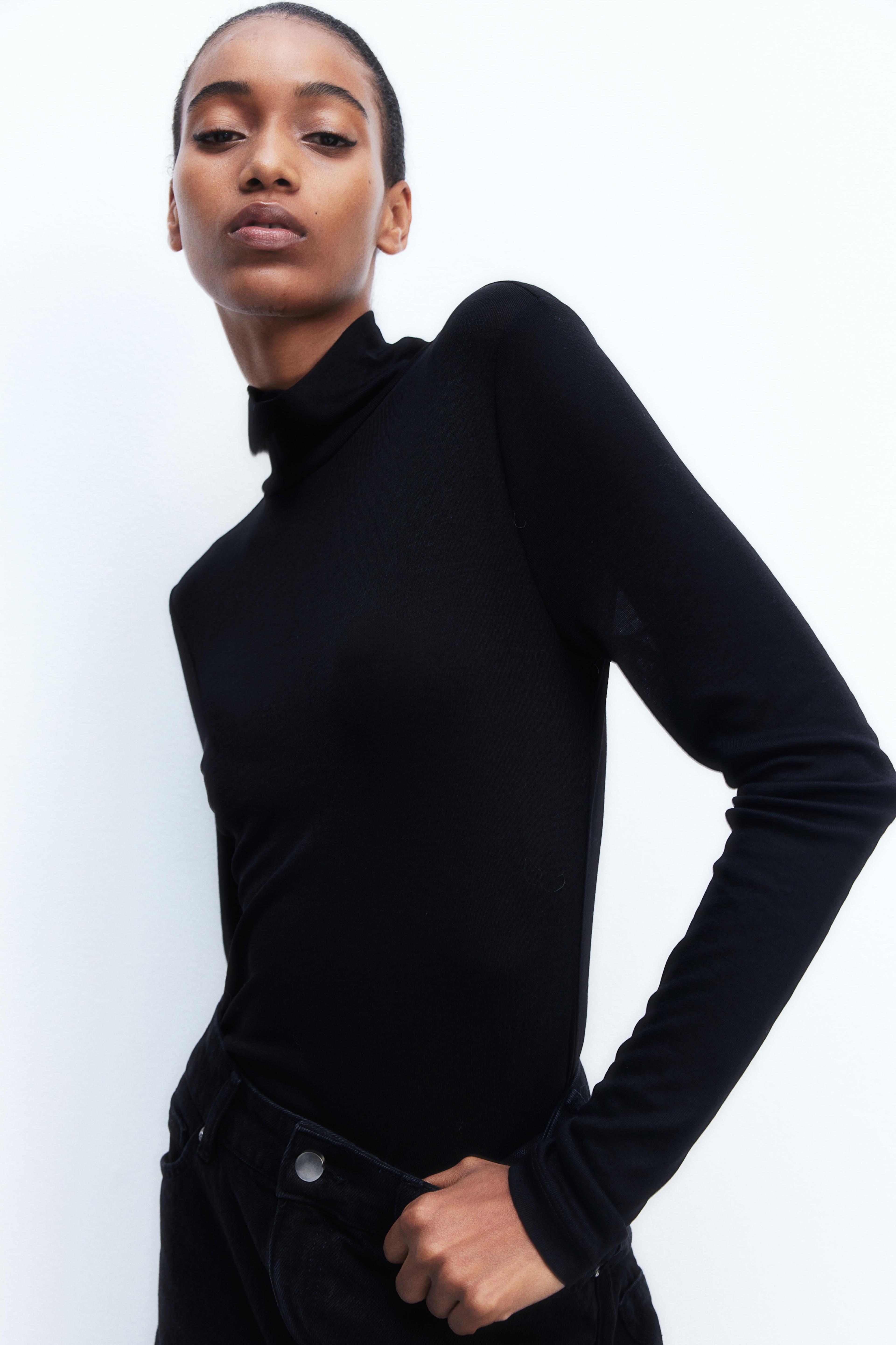 Modal-blend Turtleneck Top Product Image