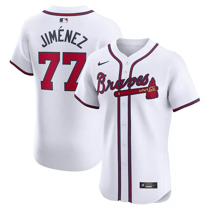 Mens Nike Joe Jimenez Atlanta Braves Home Elite Player Jersey Product Image