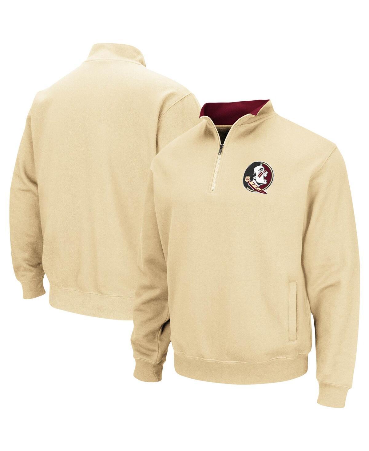 Mens Colosseum Gold Florida State Seminoles Tortugas Logo Quarter-Zip Jacket Product Image