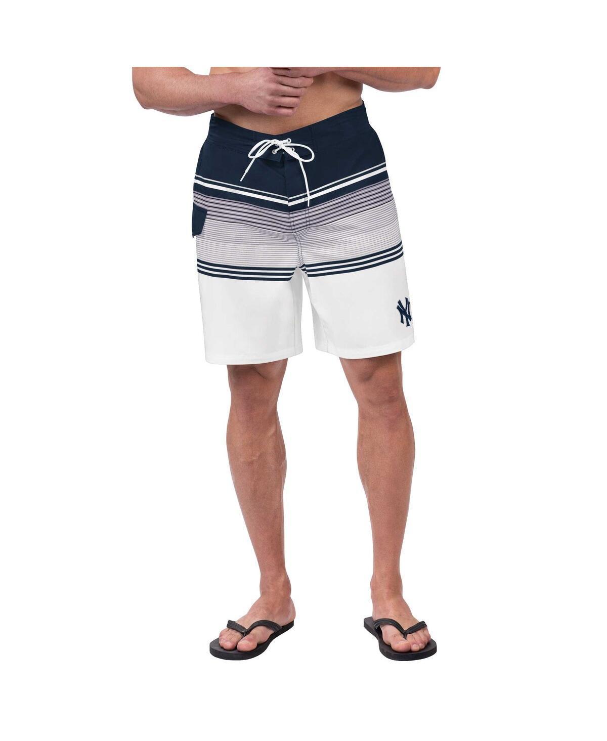 G-iii Sports by Carl Banks Mens / New York Yankees Jump Shot Volley Board Shorts - Navy Product Image