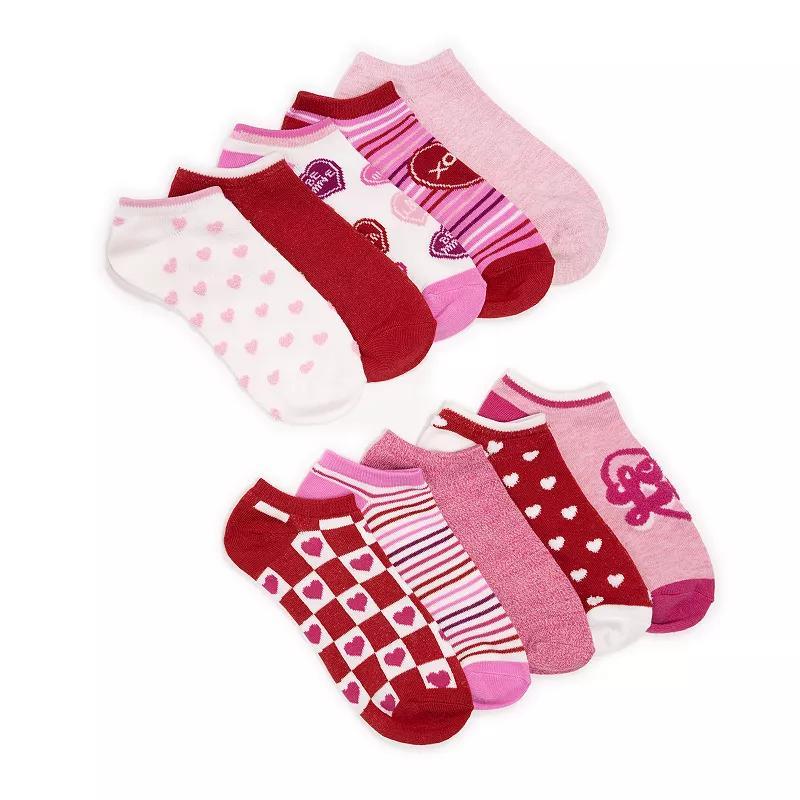 Womens 10-pk. MUK LUKS Valentines Day Socks Product Image