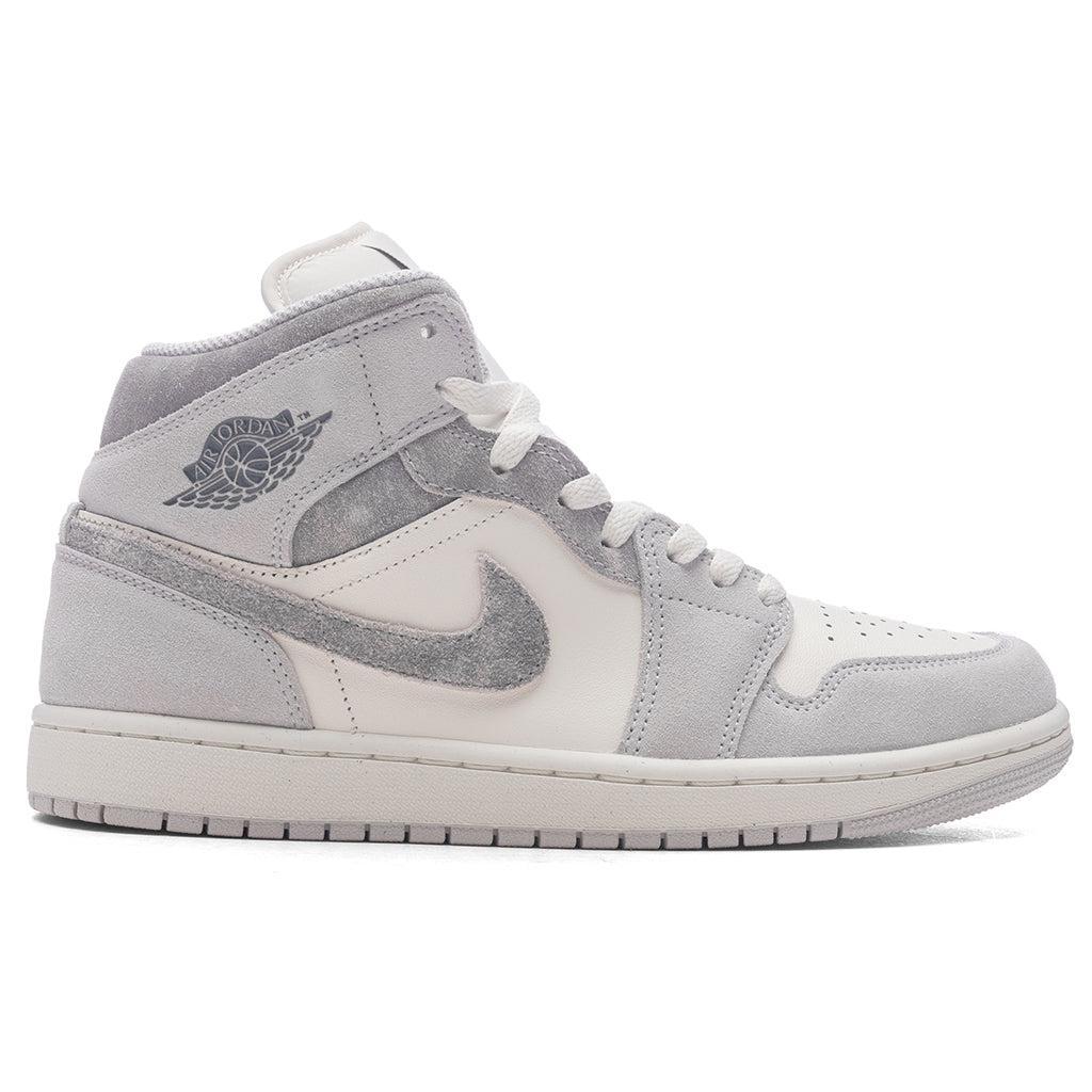 Air Jordan 1 Mid SE - Neutral Grey/Smoke Grey/Sail Male Product Image