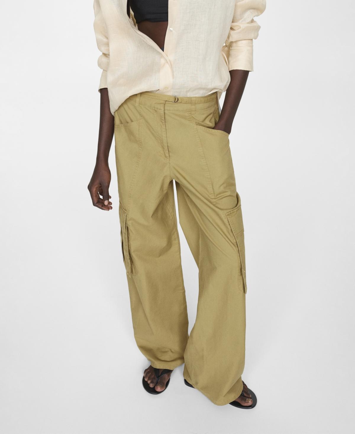 Mango Womens Pocket Cargo Pants Product Image