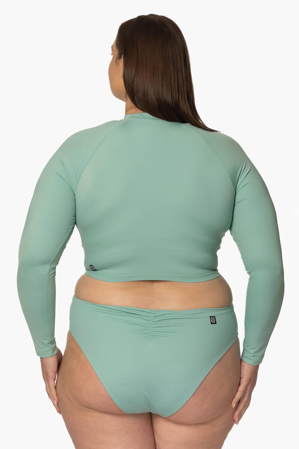 Moana Long Sleeved Crop Rashie - Newport Female Product Image