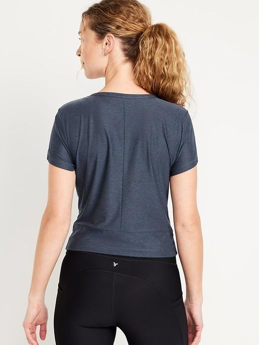 CloudMotion Twist-Front T-Shirt Product Image