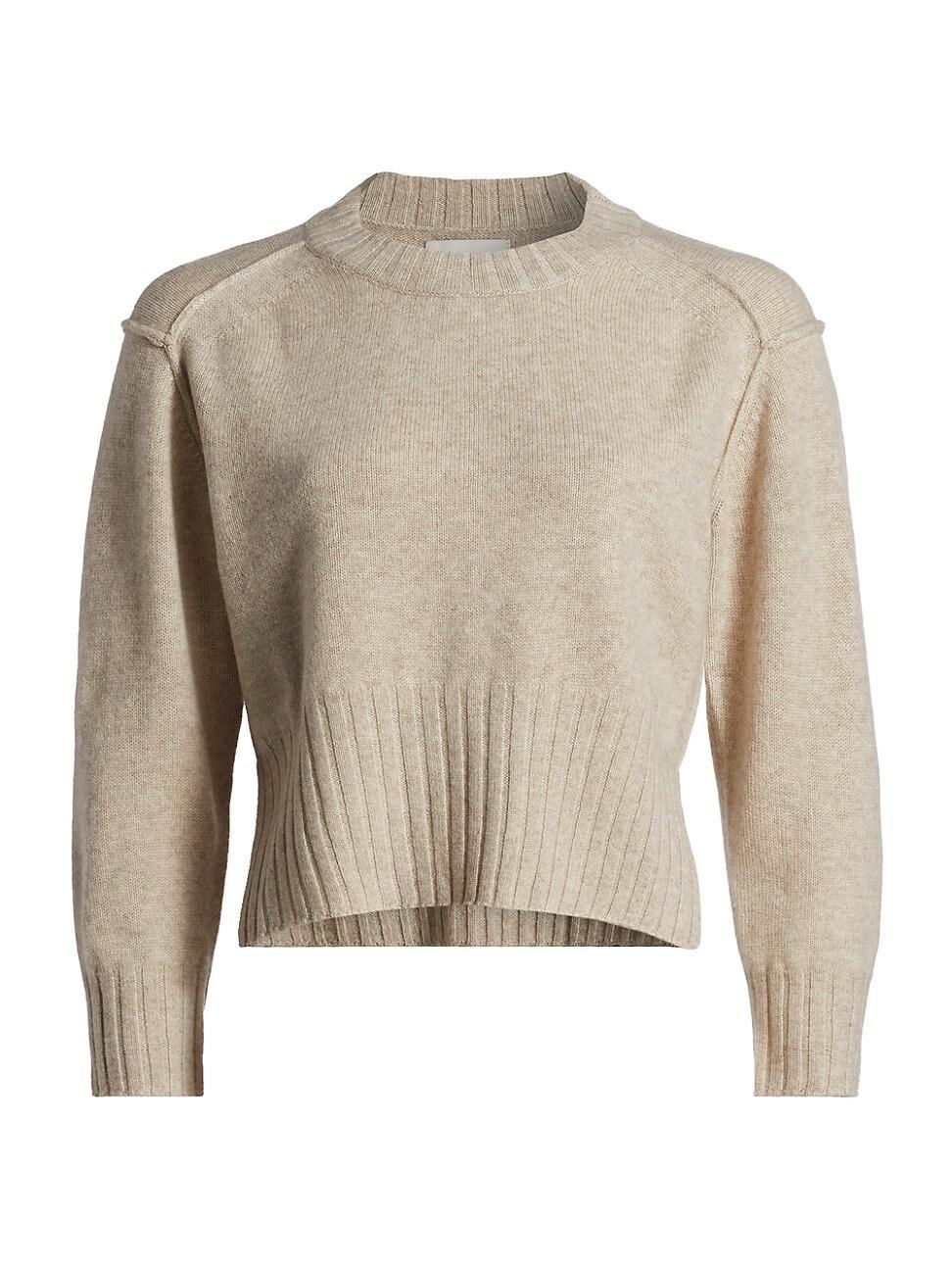 Womens Shrunken Cashmere Sweater Product Image