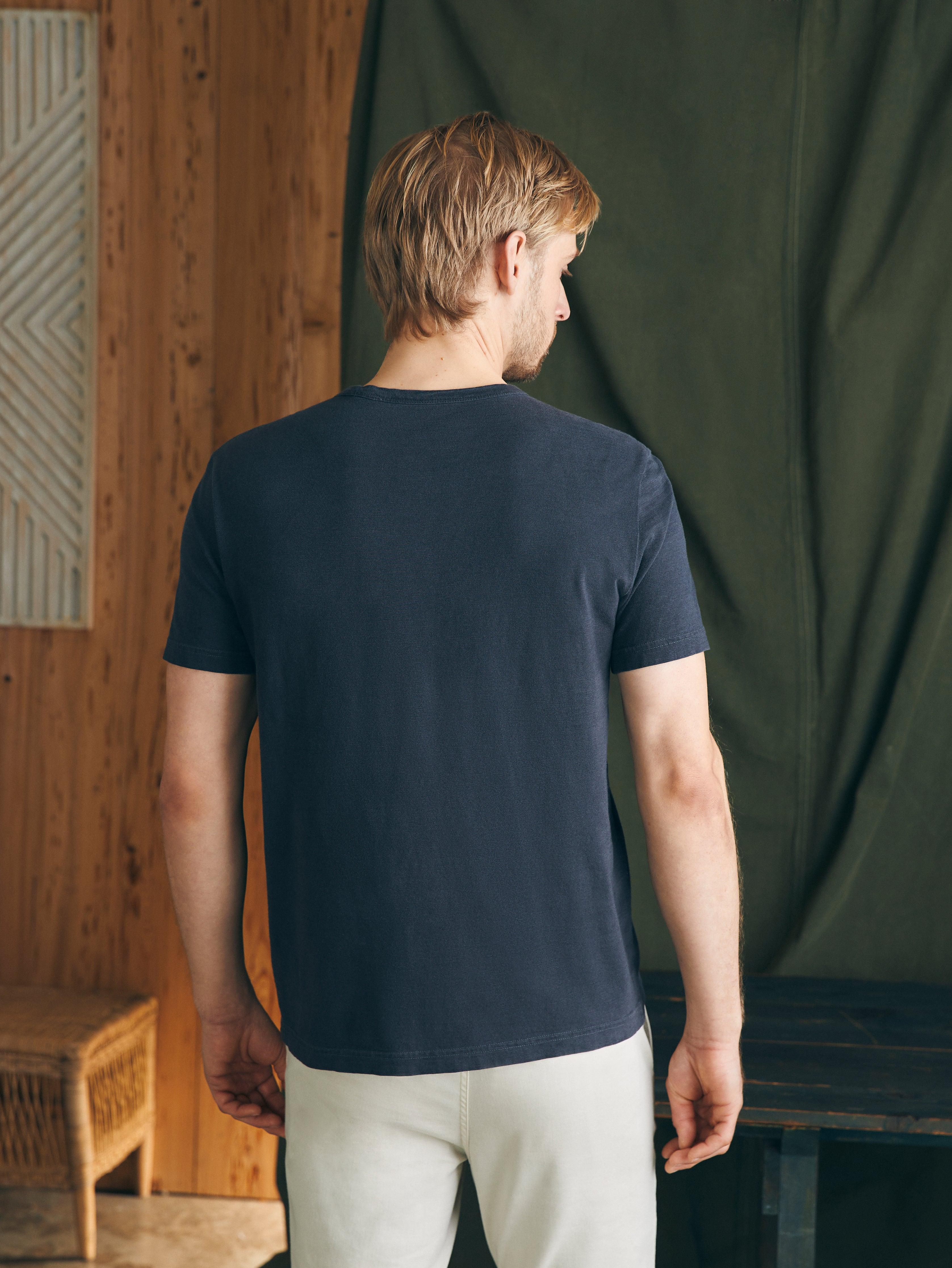 Sunwashed Pocket Tee - Washed Black Male Product Image