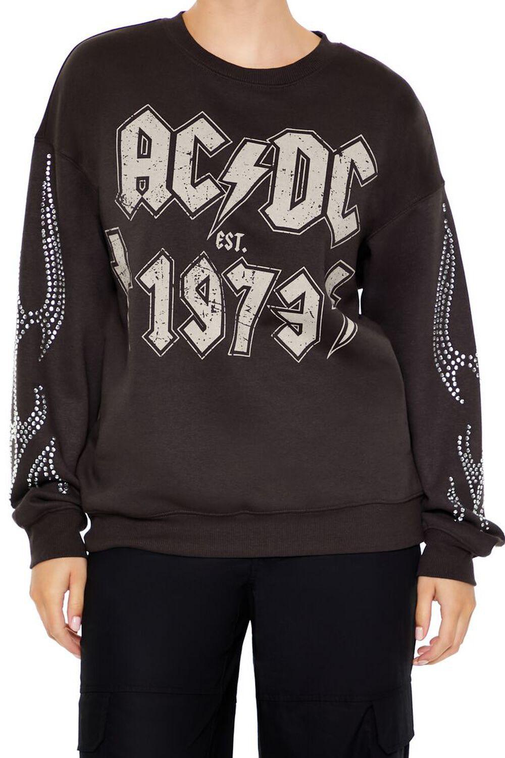 ACDC Rhinestone Pullover | Forever 21 Product Image