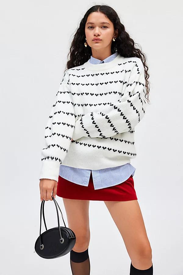 Kimchi Blue Wren Printed Pullover Sweater Womens at Urban Outfitters Product Image