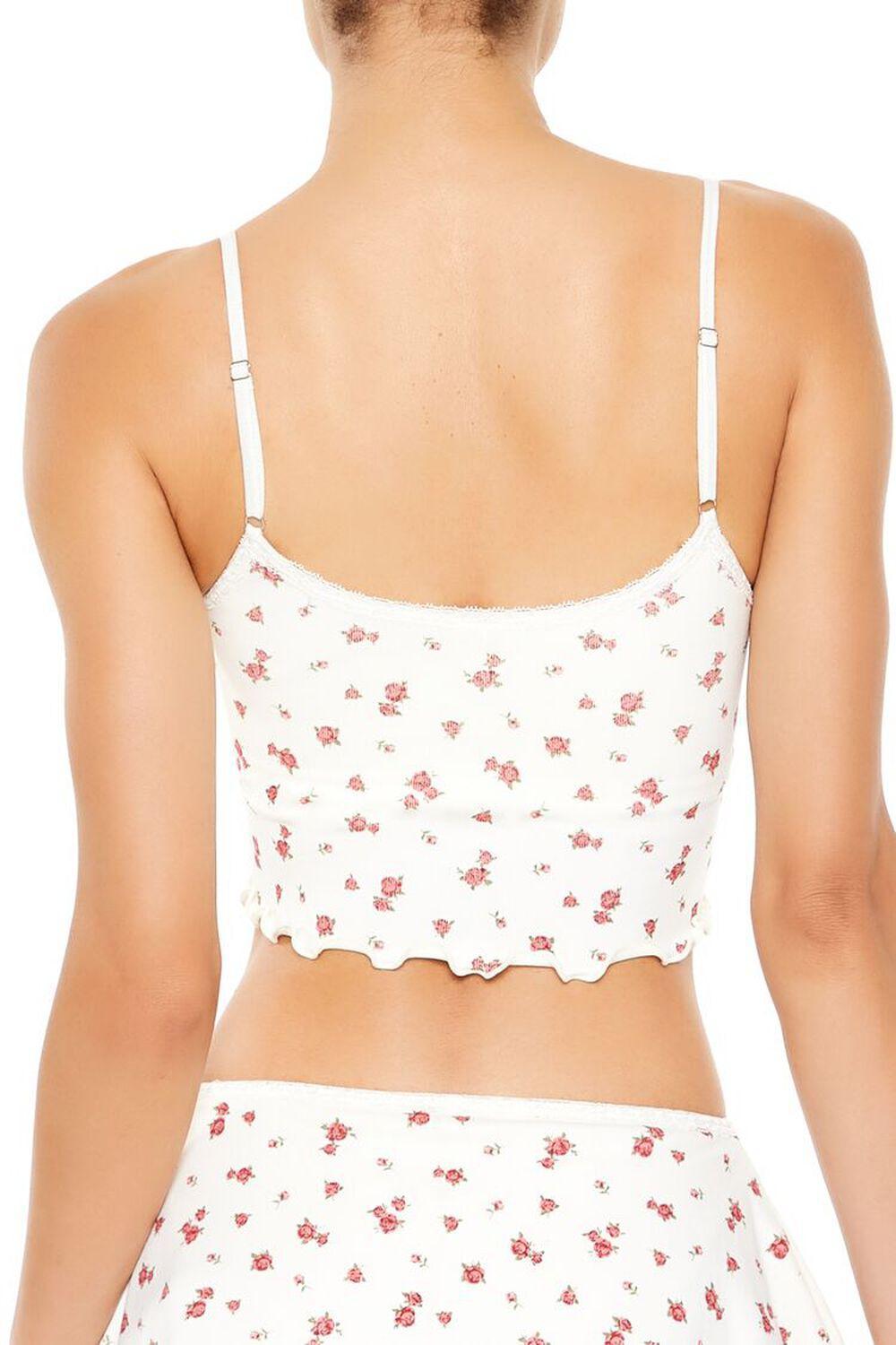 Seamless Rose Longline Bralette | Forever 21 Product Image