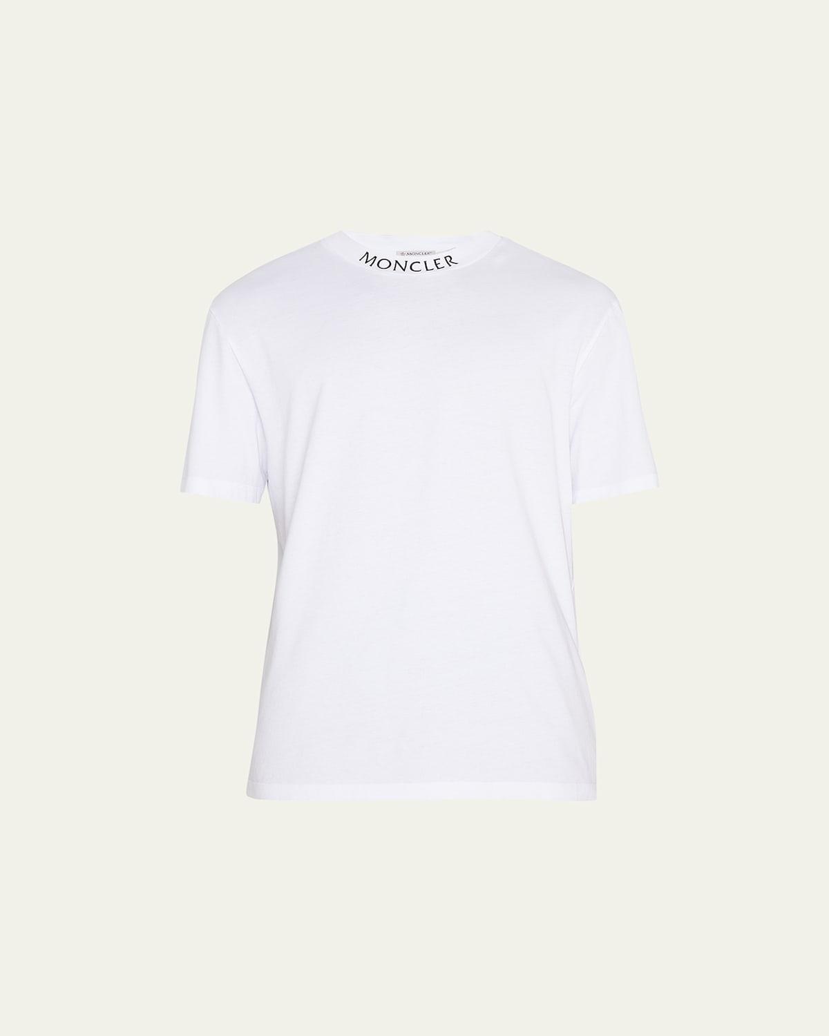 Mens Logo-Neck T-Shirt Product Image