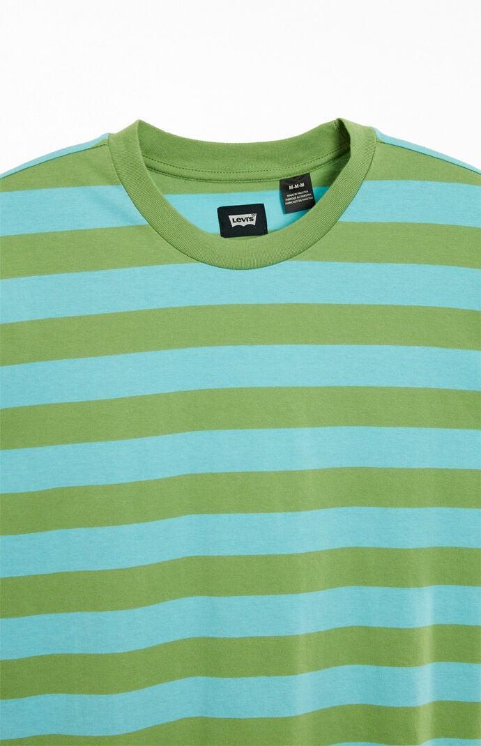 Levi's Men's Skate Graphic Boxy T-Shirt in Blue/Green - Product Image