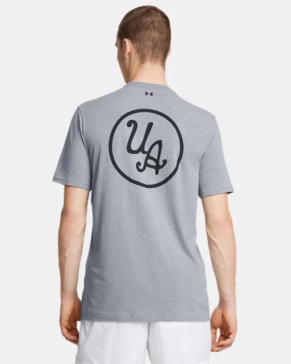 Men's UA Golf Script Wordmark Short Sleeve Product Image