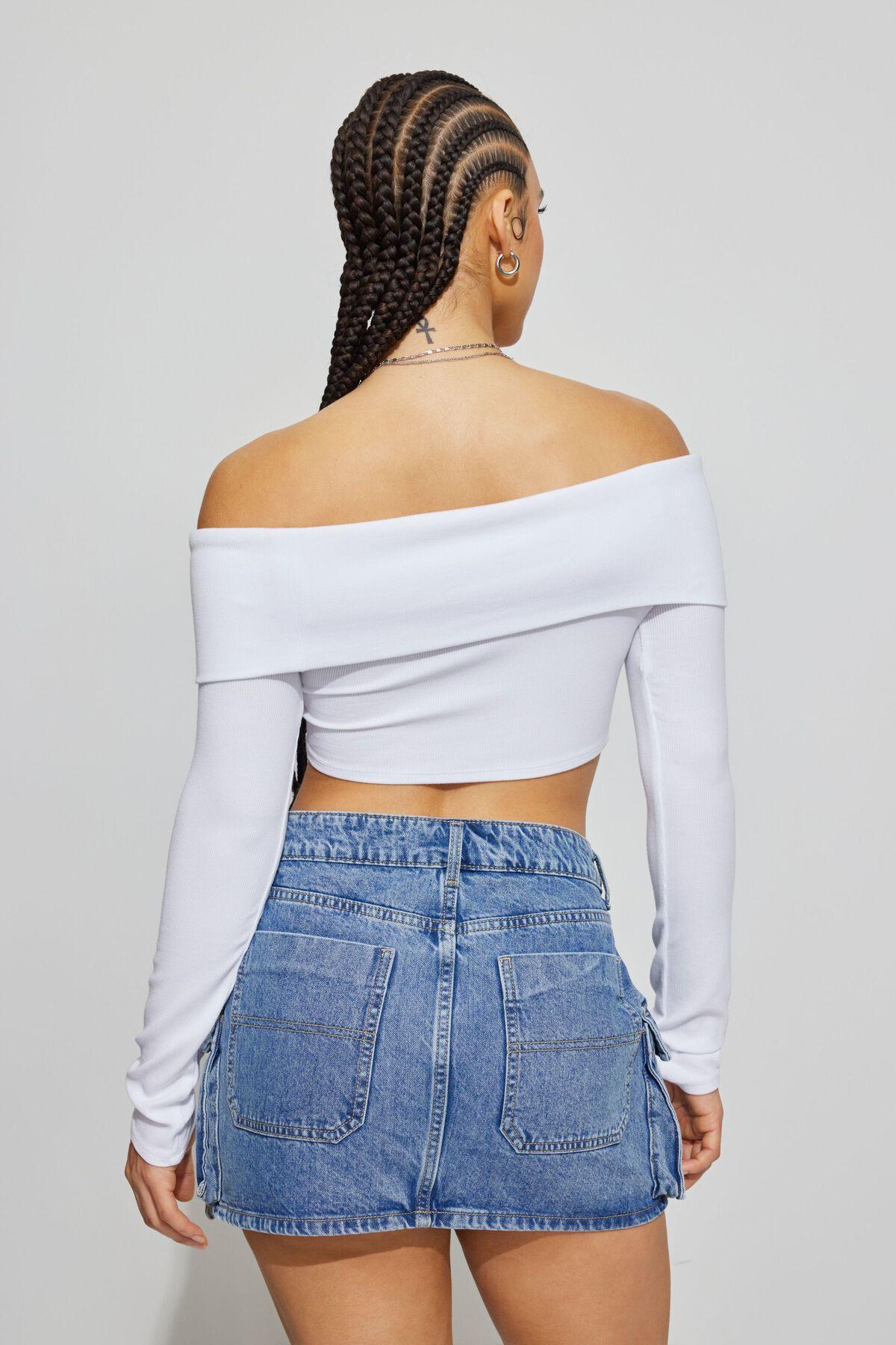 Kayla Foldover Off Shoulder Top Product Image