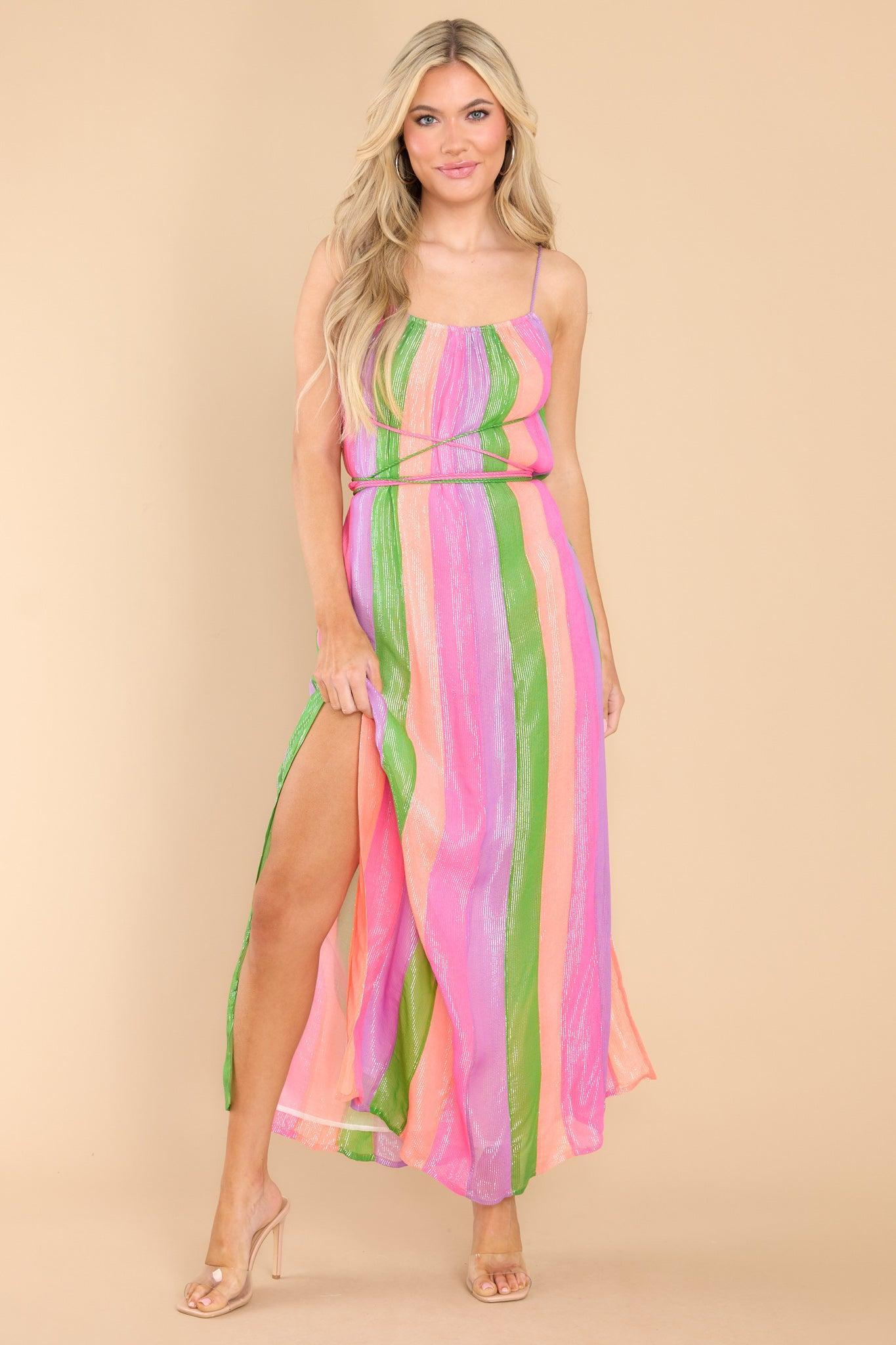 Vanille Mix Marbella Printemps Long Dress Product Image