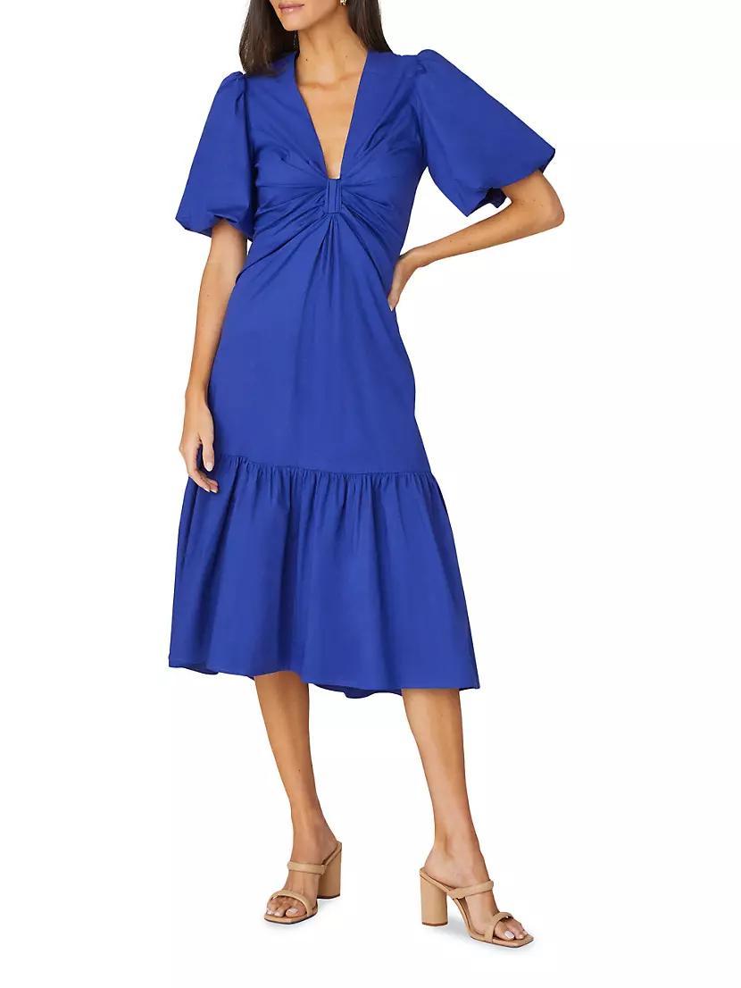 Annabelle Poplin Midi-Dress Product Image