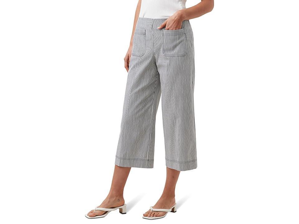 Womens Fortunate Striped Cropped Pants Product Image