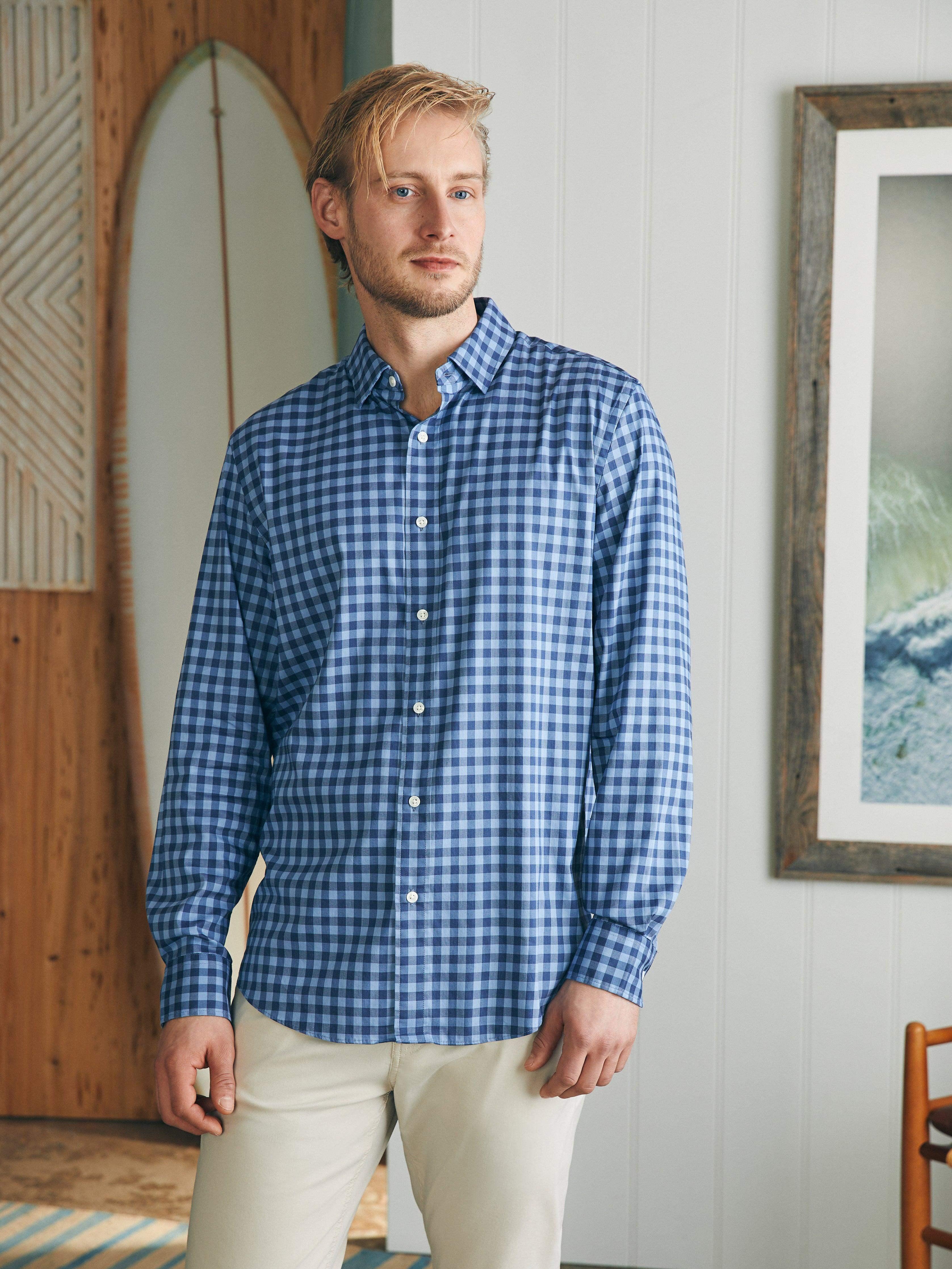 Movement™ Shirt Classic Fit - Navy Skies Check Product Image