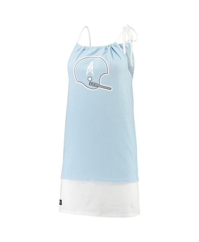 Womens Refried Tees Blue Tennessee Titans Vintage Tank Top Dress Product Image