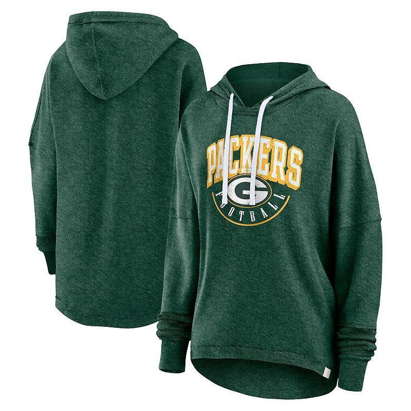 Womens Fanatics Branded Bay Packers Lounge Helmet Arch Pullover Hoodie Product Image