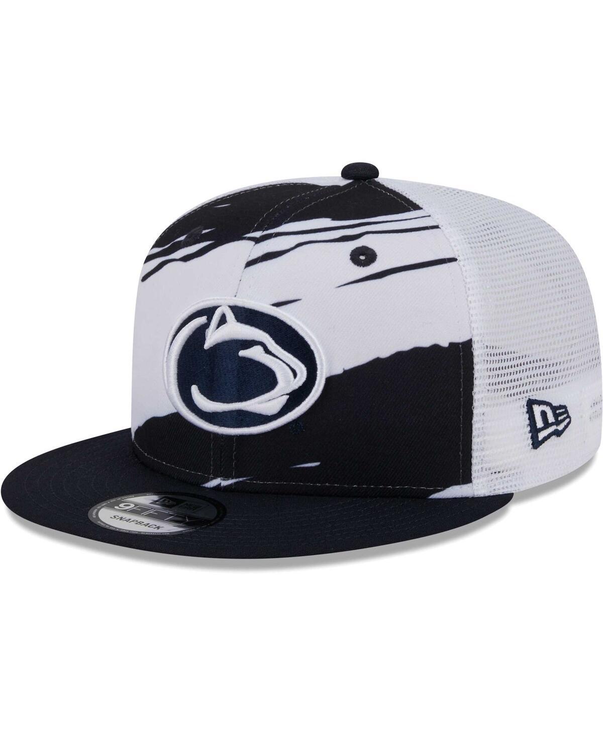 Mens New Era Navy Penn State Nittany Lions Tear Trucker 9FIFTY Snapback Hat Product Image