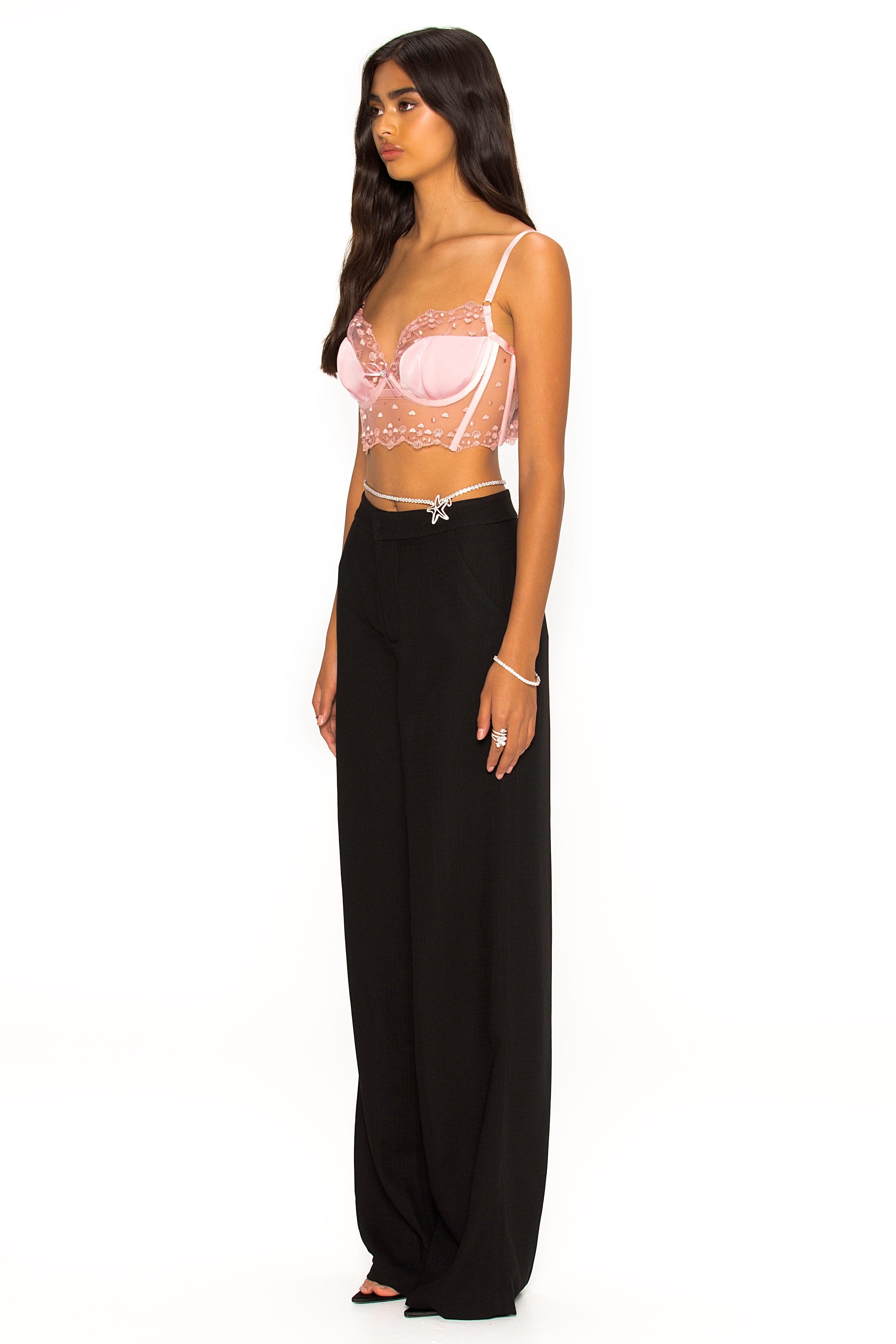 Kira Corset Top (Pink) Product Image