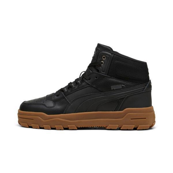 PUMA Rebound Abrupt Men's Sneakers in Black/Shadow Grey/Bronze Product Image