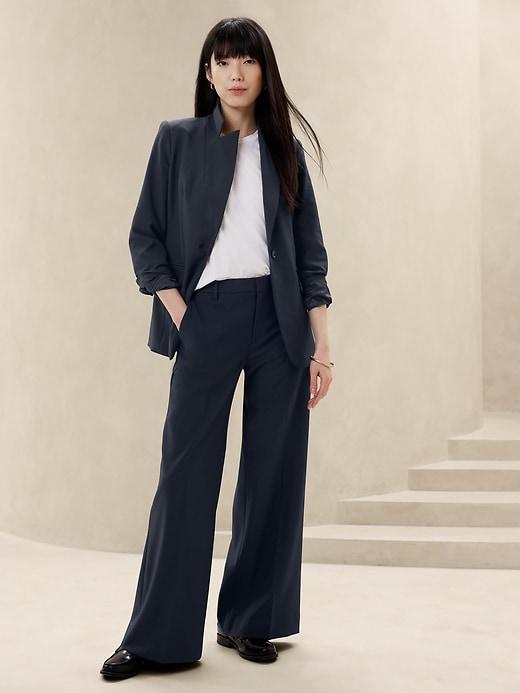 Sculpted Wide-Leg Trouser Product Image