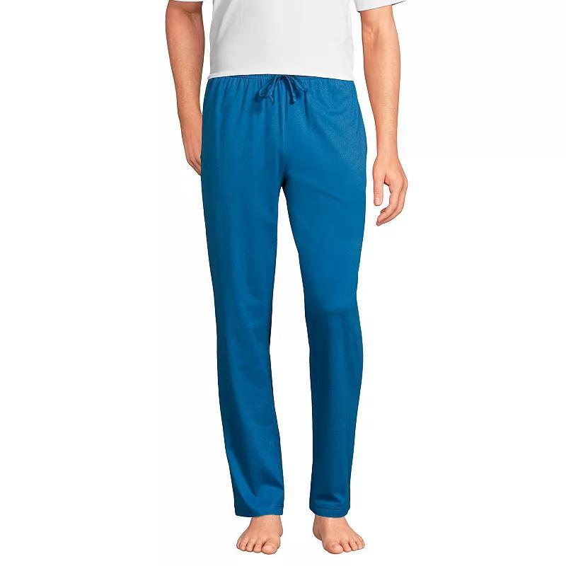 Lands End Mens Tall Knit Jersey Sleep Pants Product Image