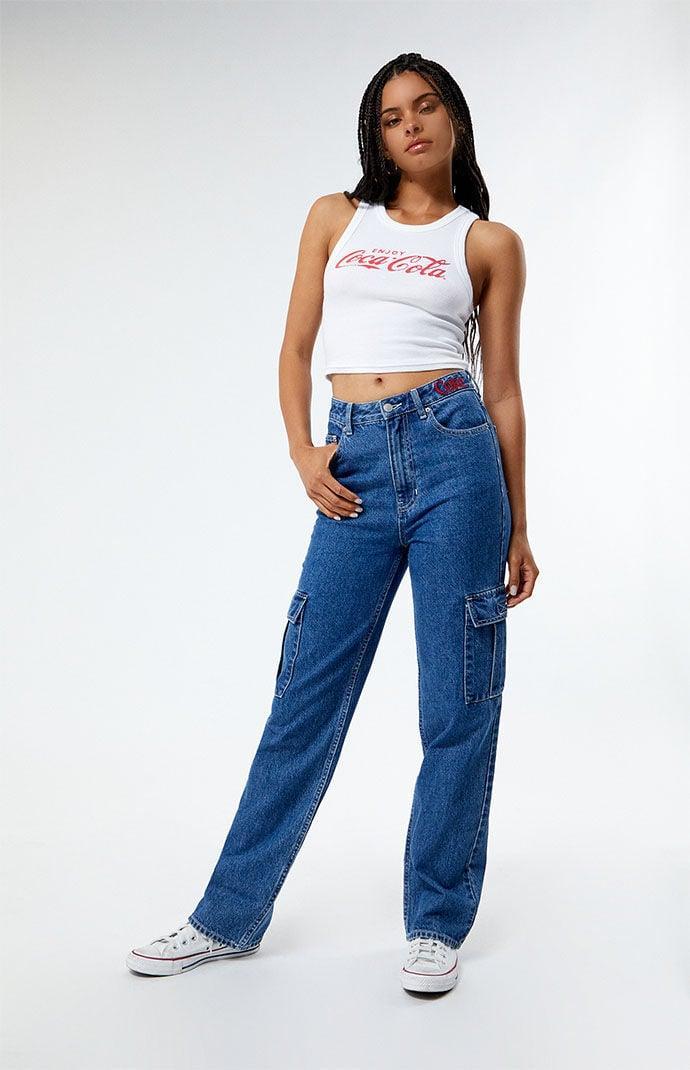 Coca-Cola Women's By PacSun '90s Boyfriend Cargo Jeans Product Image