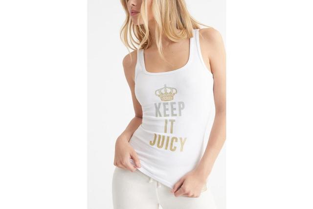 Juicy Couture Womens Keep It Juicy Tank Top Product Image