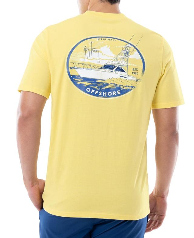 Guy Harvey Mens Offshore Fishing Boat Logo Graphic T-Shirt Product Image