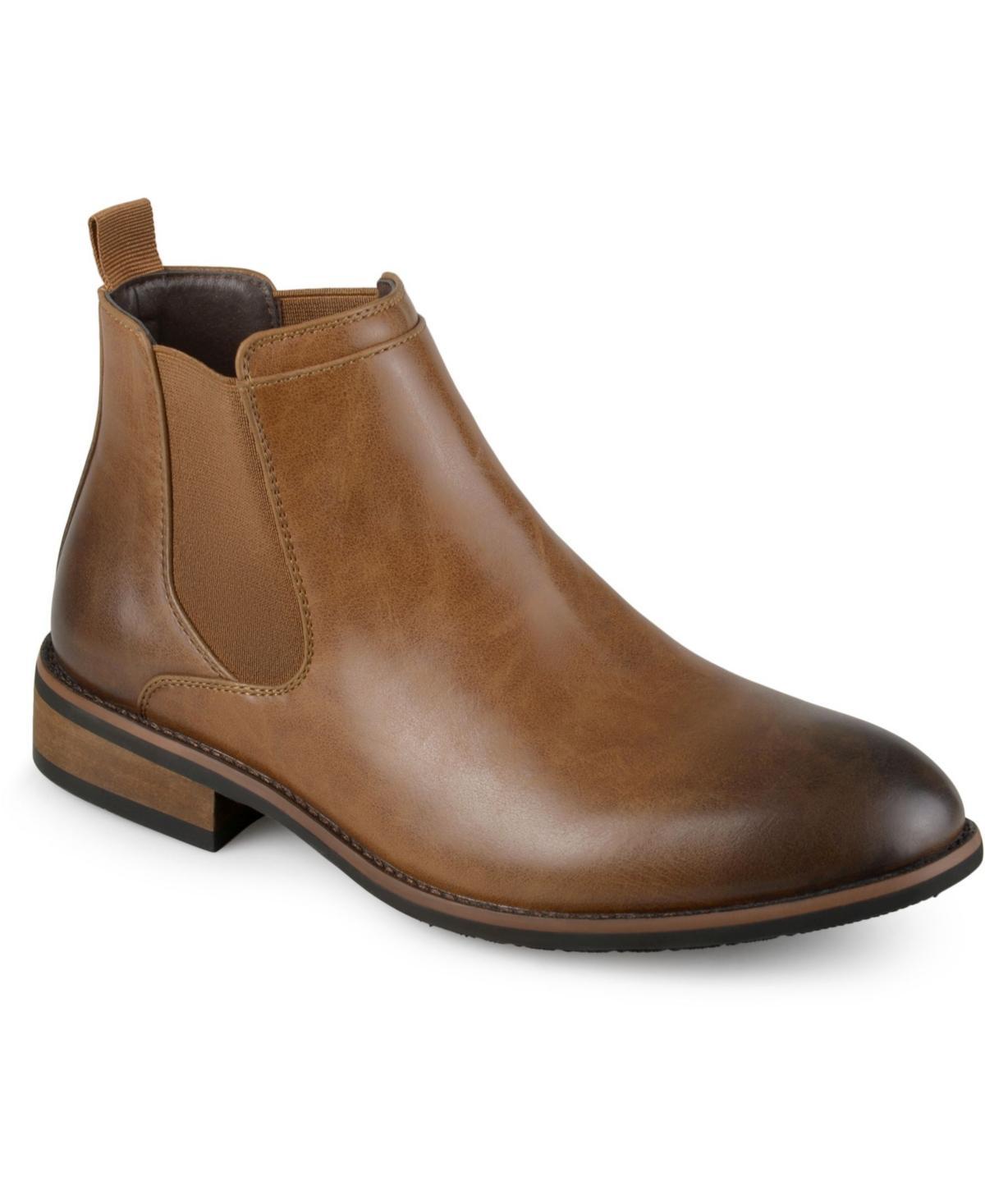 Vance Co. Landon Mens Chelsea Boots Brown Product Image