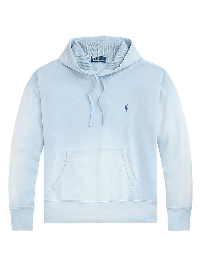 Mens Garment-Dyed Cotton Hoodie Product Image