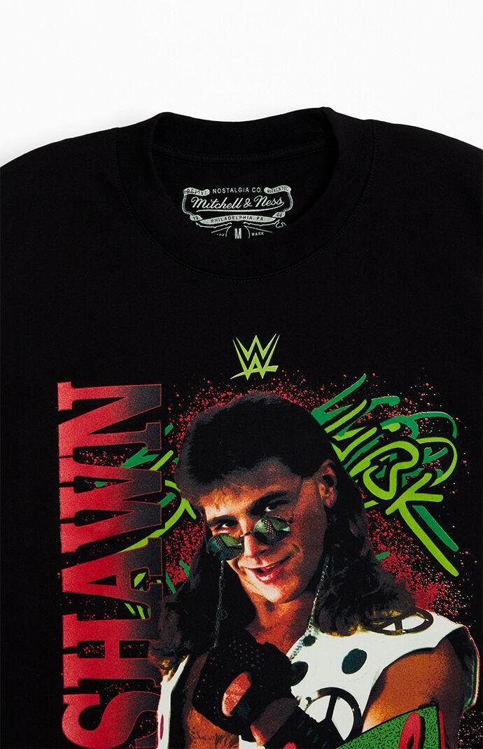 Mitchell & Ness Men's WM Legends HBK Wrestlemania Shawn Michaels Oversized T-Shirt Product Image