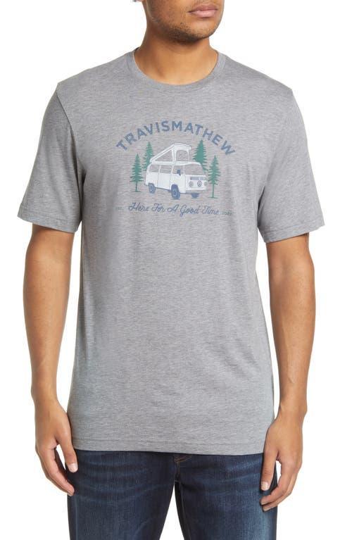 TravisMathew Mens Coal Walk Graphic Cotton Tee Product Image