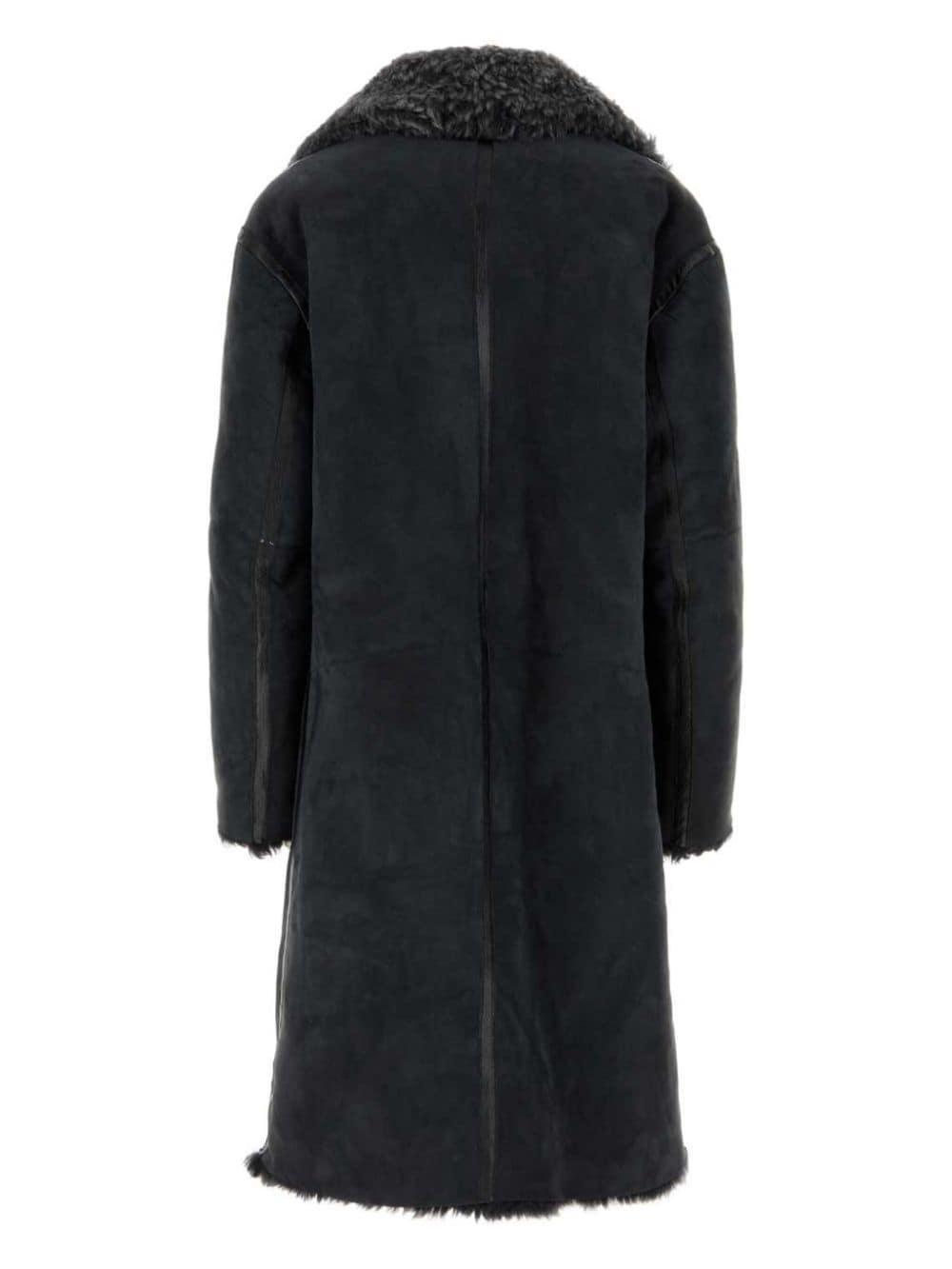 Black Suede Coat Product Image