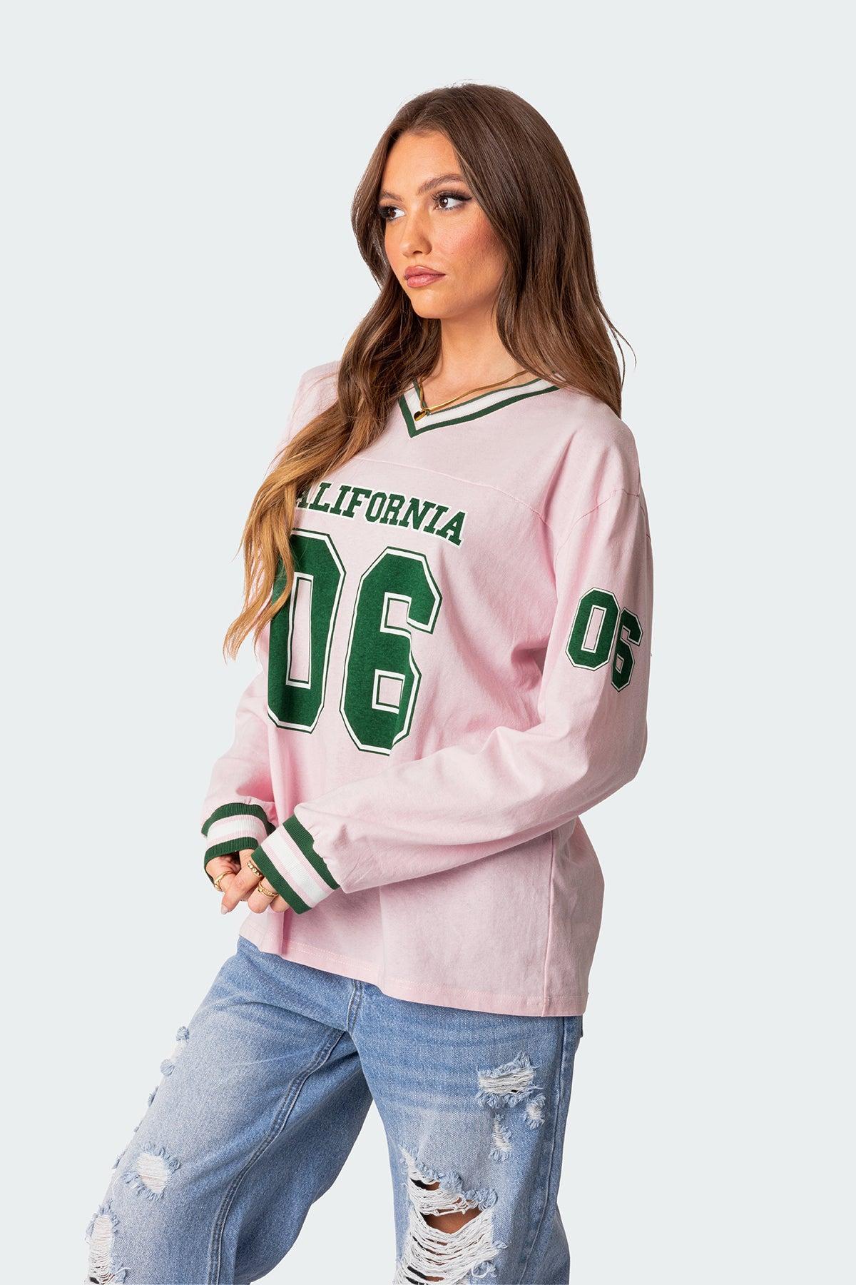 Cali Oversized Baseball T Shirt Product Image