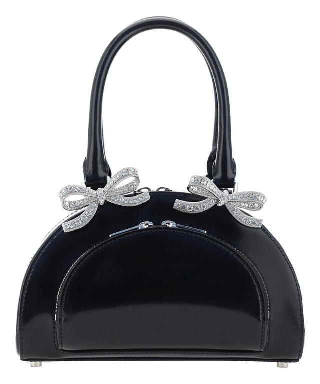 Mini Curved Handbag In Black Product Image