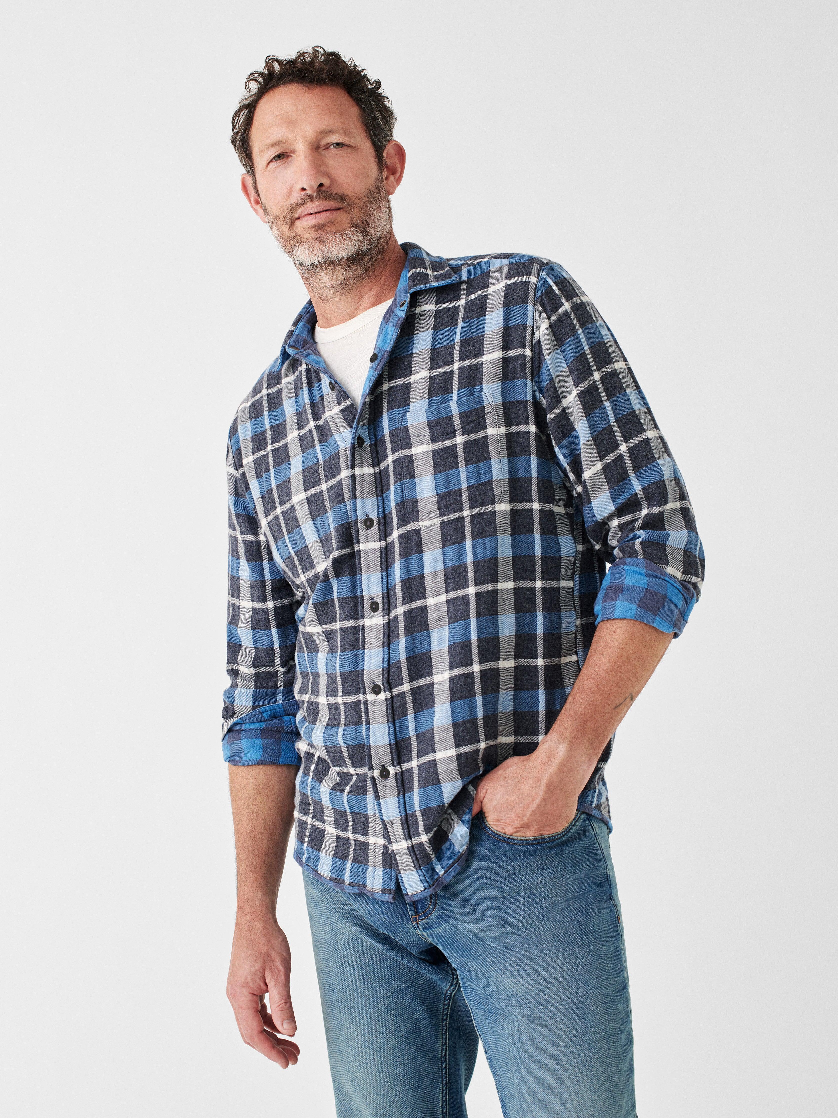 The Reversible Shirt - Cobalt Nights Buffalo Male Product Image