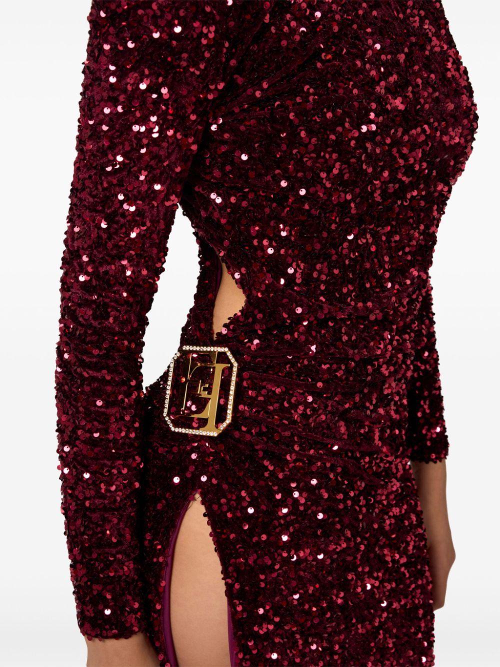 sequin-embellished maxi dress Product Image