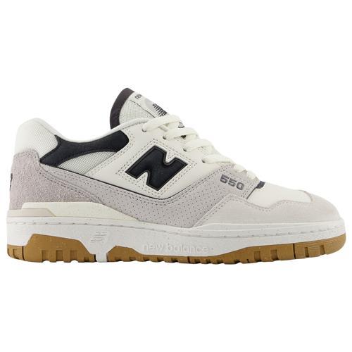 New Balance Womens 550 - Shoes White/Black/Grey Product Image