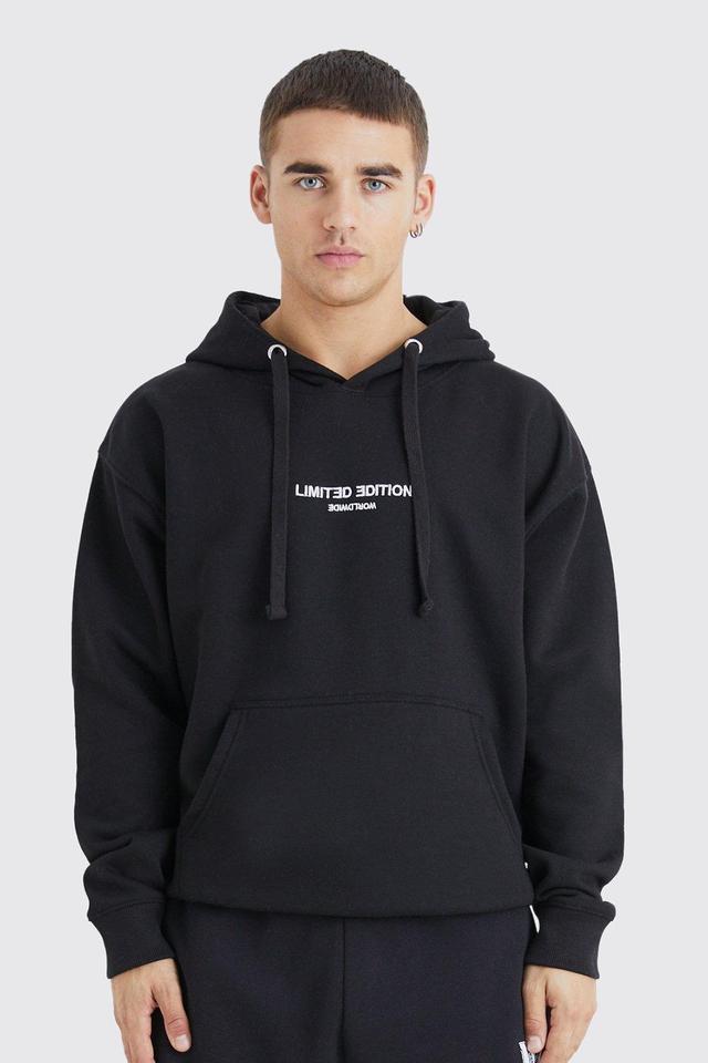 Limited Oversized Heavyweight Hoodie | boohooMAN USA Product Image