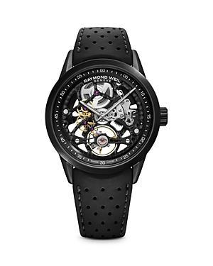 Mens Freelancer Skeleton Rubber-Strap Watch Product Image