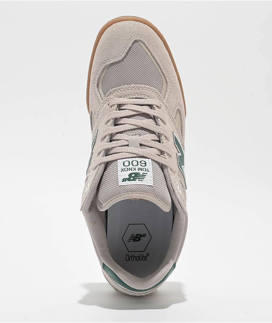 New Balance Numeric 600 Beige & Gum Skate Shoes Product Image